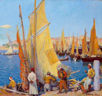 Sample artwork by Andor Dobai Szekely (1877 - 1945), known for painting - View similar artists and auction records