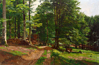 Sonnendurchflutetes Waldstück by Otto Strutzel - Auction record, sale price, and art valuation. Compare with similar artists and explore comparable artworks.