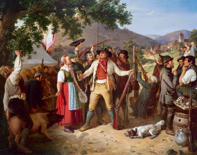 Sample artwork by Peter Schwingen (1813 - 1863), known for painting - View similar artists and auction records