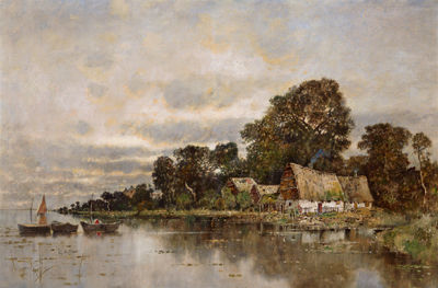 River Landscape by Karl Heffner - Auction record, sale price, and art valuation. Compare with similar artists and explore comparable artworks.