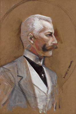 Portrait of Albert Von Keller: Self-portrait