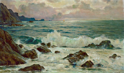 Surge on a Rocky Coast