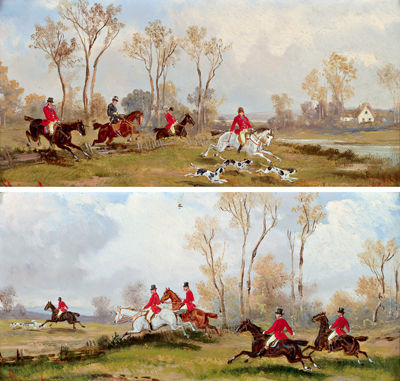 Gegenstücke, Parforce Jagd (pair)