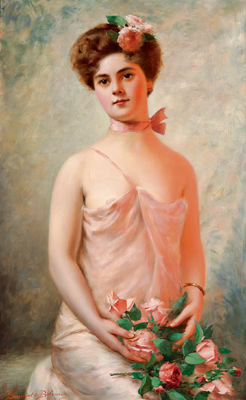 Sample artwork by Louis Serendat De Belzim (1854 - 1933), known for painting - View similar artists and auction records