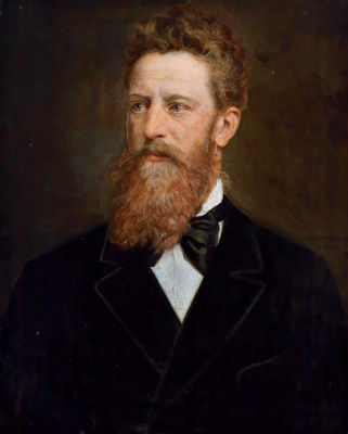 Portrait eines bärtigen Mannes (Selbstportrait?)