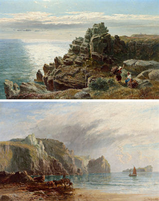 Muschelsammler an der Küste bzw. Holzsammler an der Küste (pair) by John Mogford - Auction record, sale price, and art valuation. Compare with similar artists and explore comparable artworks.