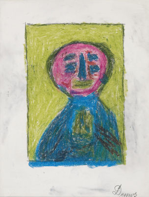 Portrait of Anton Dobay: Self-portrait