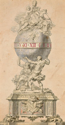 A design for a figural clock by Gilles Marie Oppenordt - Auction record, sale price, and art valuation. Compare with similar artists and explore comparable artworks.