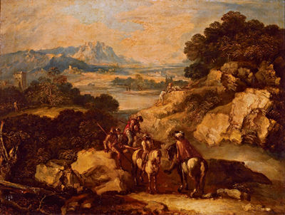 Horsemen in a landscape