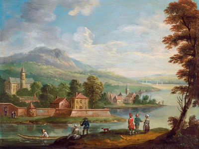 River landscape by Marc Baets - Auction record, sale price, and art valuation. Compare with similar artists and explore comparable artworks.