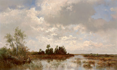 Moorland Landscape with Cows at Pasture by Joseph Wenglein - Auction record, sale price, and art valuation. Compare with similar artists and explore comparable artworks.