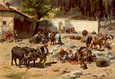 Montenegrin Folk Life by Rudolf Otto von Ottenfeld - Auction record, sale price, and art valuation. Compare with similar artists and explore comparable artworks.