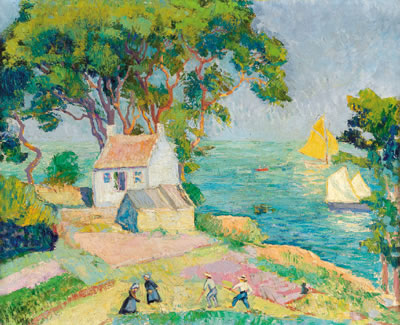 "At the Seaside in France"