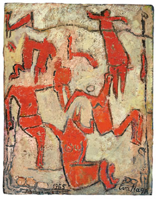 Figures by Eva Nagy - Auction record, sale price, and art valuation. Compare with similar artists and explore comparable artworks.