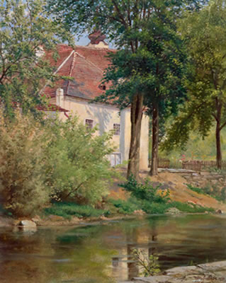 At the Mühlbach in Taffatal bei Horn