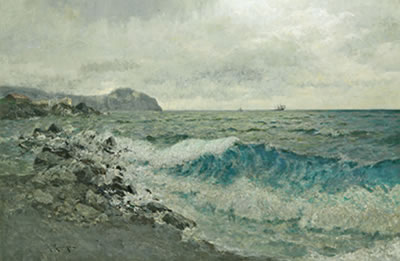 Surge by the Lighthouse at Genoa