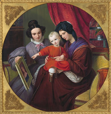Sample artwork by August Ferdinand Hopfgarten (1807 - 1896), known for painting, romantic landscapes, historical scenes - View similar artists and auction records