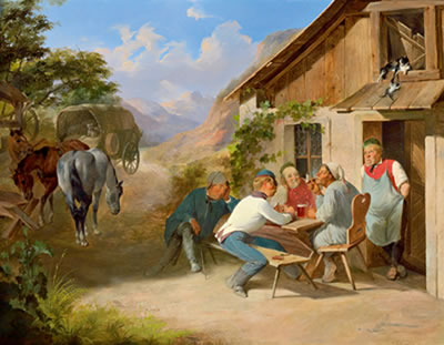 Sample artwork by Carl Schindler (1821 - 1842), known for painting - View similar artists and auction records