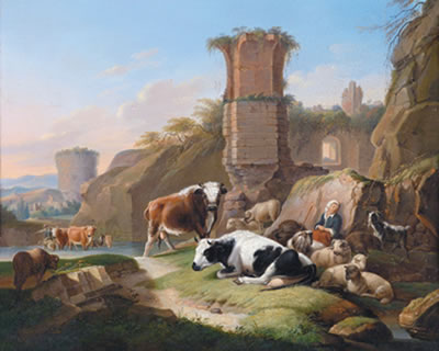 Cattle in the Roman Campagna