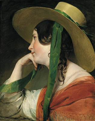 Sample artwork by Friedrich von Amerling (1803 - 1887), known for aristocratic portrait painting - View similar artists and auction records