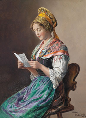Woman from the Wachau by Hans Hamza - Auction record, sale price, and art valuation. Compare with similar artists and explore comparable artworks.