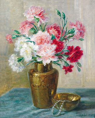 Bouquet of Carnations in a Vase