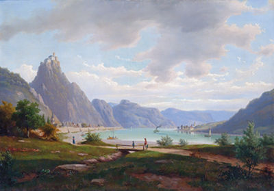 Sample artwork by Walther Wunnenberg (1818 - c. 1900), known for landscape, townscape, buildings - View similar artists and auction records