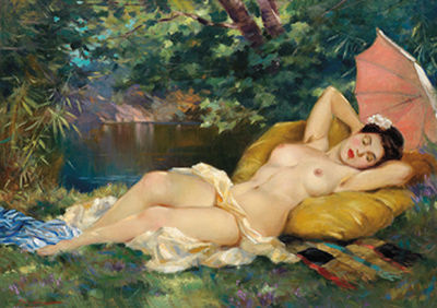 Sample artwork by Ilio Giannaccini (1897 - 1968), known for painting - View similar artists and auction records