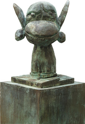 Portrait of Jorg Immendorff: Self-portrait
