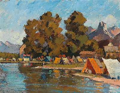 "Camping at Wolfgangsee"