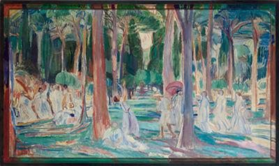 In the Park at the Villa Borghese