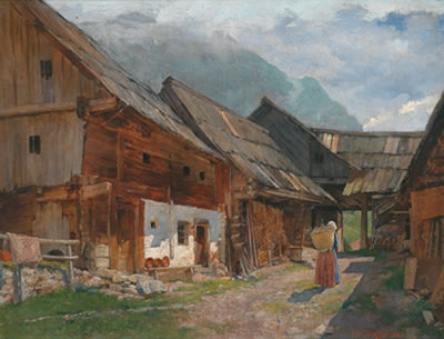Scene from Upper Styria (Farmstead)