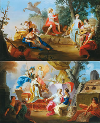 Sample artwork by Mariano Rossi (1731 - 1807), known for rococo style painting of christian religious figures - View similar artists and auction records