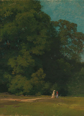 "Sophie and Johanna von Moro in the Grounds of Viktring Abbey"