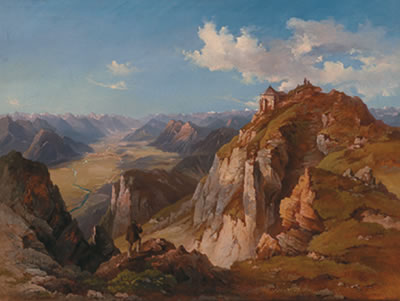 View from Dobratsch into the Gailtal