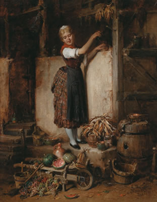 Farmer's Daughter in the Pantry