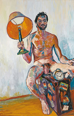 Portrait of Josef Kern: “Self Portrait with Lamp”