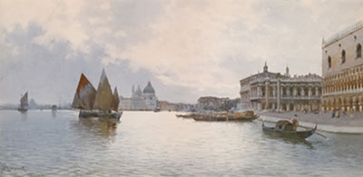 A veduta of Venice