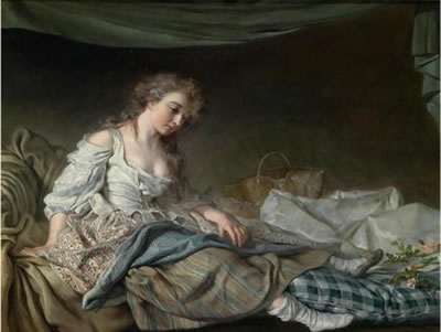 Sample artwork by Pierre-Alexandre Wille (1748 - 1821), known for bourgeois genre scenes and soldier-patriotic paintings - View similar artists and auction records
