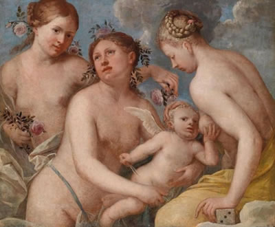 Venus and Cupid with two servants by Marco Liberi - Auction record, sale price, and art valuation. Compare with similar artists and explore comparable artworks.