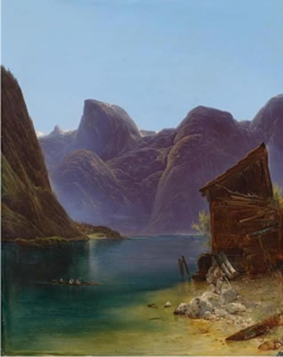 Scene from the Salzkammergut