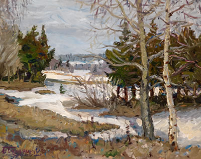 A Winter Landscape by Boris Belyaninov - Auction record, sale price, and art valuation. Compare with similar artists and explore comparable artworks.