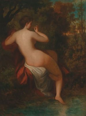 After the Bath by August Georg Mayer - Auction record, sale price, and art valuation. Compare with similar artists and explore comparable artworks.