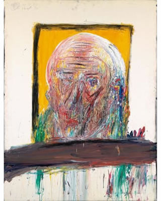 Portrait of Franz Ringel: Head (self-portrait)