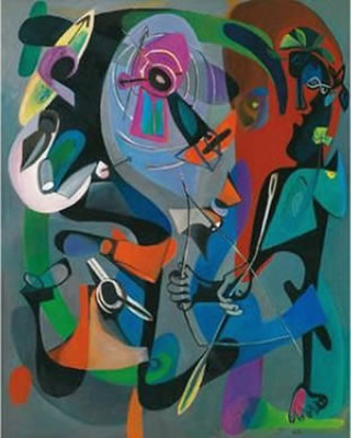 Artwork by Georg Meistermann