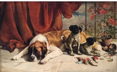 A Mishap by Daniel Hock - Auction record, sale price, and art valuation. Compare with similar artists and explore comparable artworks.
