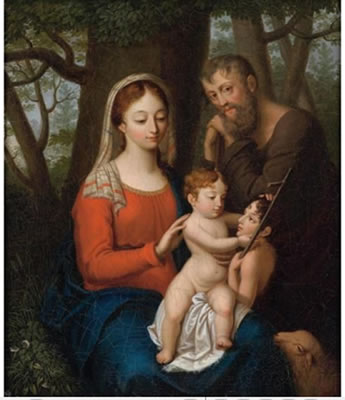 The Holy Family and the Infant Baptist