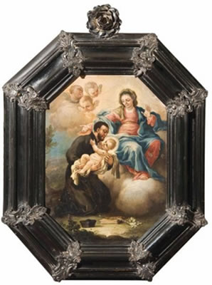 The Virgin and Child Appearing to St. Stanislaus Kostka / L'apparizione della Vergine col Bambino a San Stanislao Kostka