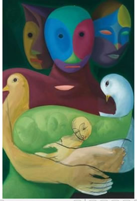 Unknown forces protect us by Edgar Tezak-Neogy - Auction record, sale price, and art valuation. Compare with similar artists and explore comparable artworks.