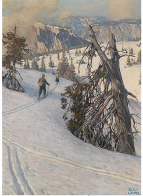 A motif from the Rax and Schneeberg mountain range